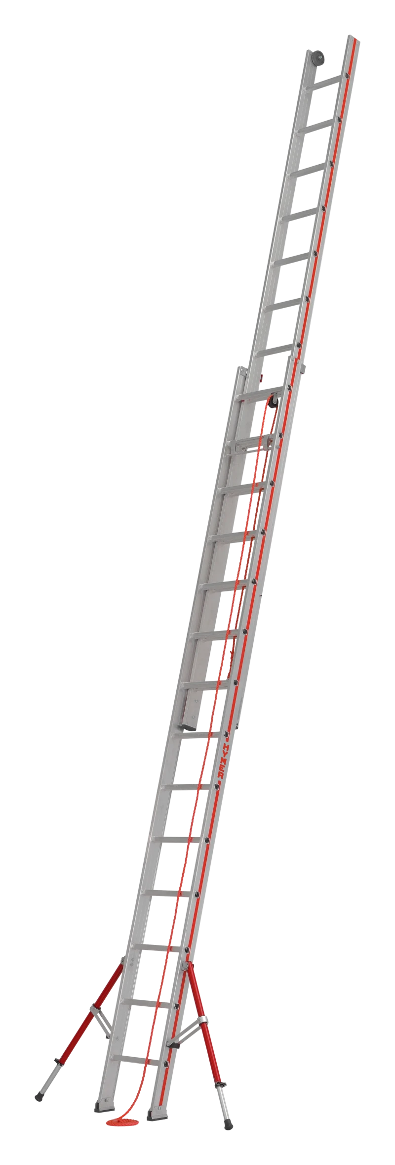 Echelle coulisse à corde, deux plans 6051